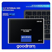 Podzespoły 14 cali i mniejsze Dysk SSD GOODRAM CL100 240GB SATA III 2,5 Goodram 